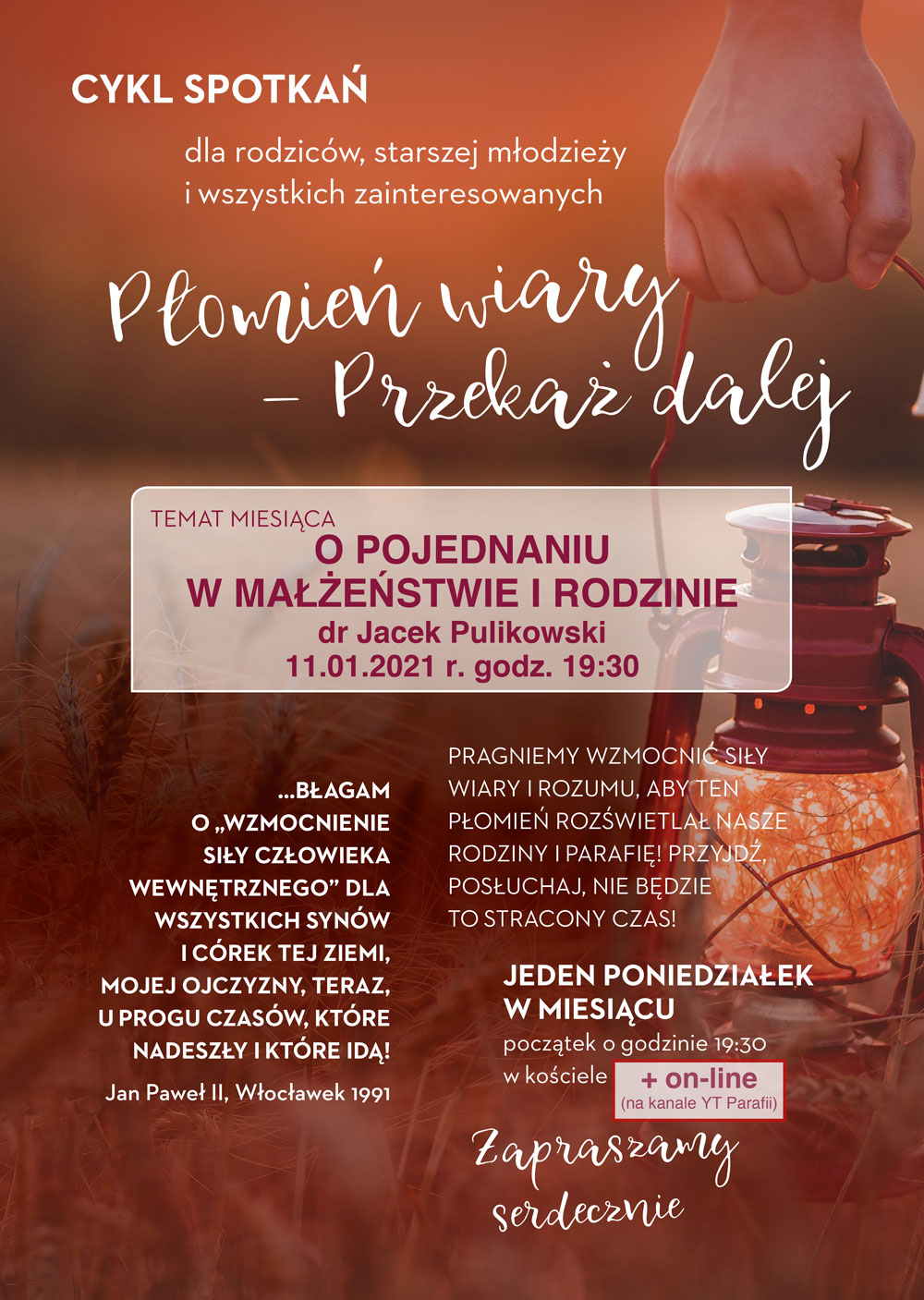 O pojednaniu w małżeństwie i rodzinie